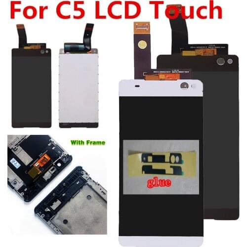 Green black For SONY Xperia C5 Ultra 5506 E5533 E5563 E5553 LCD Display Digitizer Sensor Glass Panel Assembly C5 Replacement
