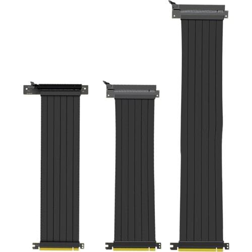 High-performance GraphicsPCI-E 3.0 x 16 Riser Card Extension Cable PCI Express Riser Shielded Extender for GPU Vertical