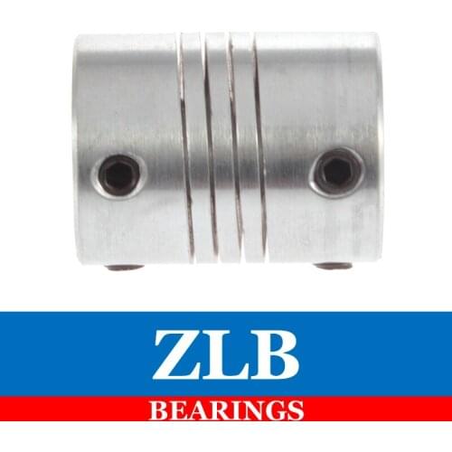 5pcs 7mm*7mm Aluminium Stepper Motor Flexible Shaft Coupling Cnc OD19mm Length 25mm