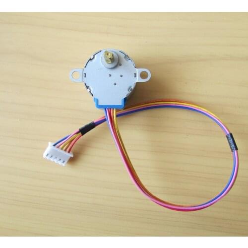5pcs/LOT 28BYJ-48 motor de passo Stepper Motor for DC 5V 4 Phase Step Motor Reduction Lead 25cm high quality