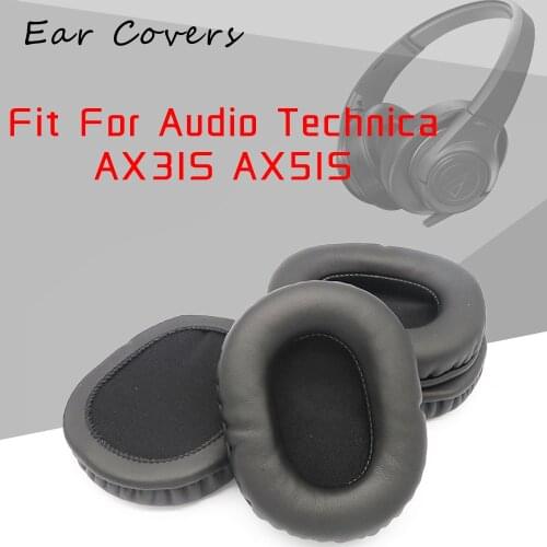 Ear Pads For Audio Technica ATH-AX5 ATH-AX5IS Headphone Earpads Replacement Headset Ear Pad PU Leather