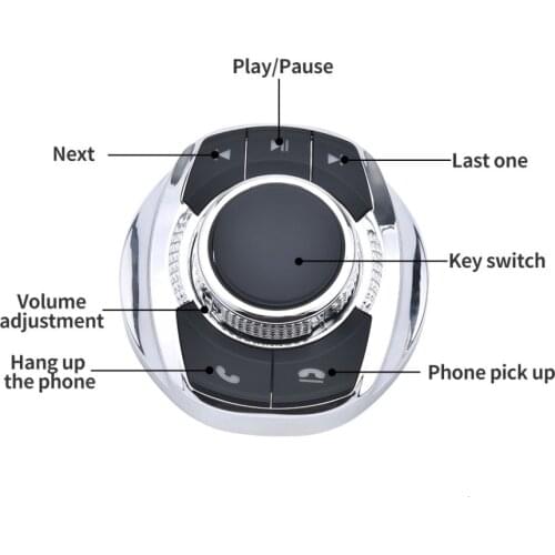 Car Wireless Multi Steering Wheel Control Button Universal 8-Key Functions Steering Wheel For Car Android Navigation Player