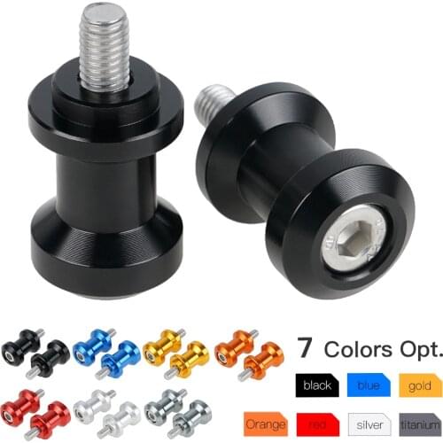 For KAWASAKI Ninja ZX6R ZX7R ZX9R ZX10R ZX12R ZX14R Z1000 Z750 Ninja 250 ER6 10mm Motorcycle Swingarm Spool Slider Stand Screws