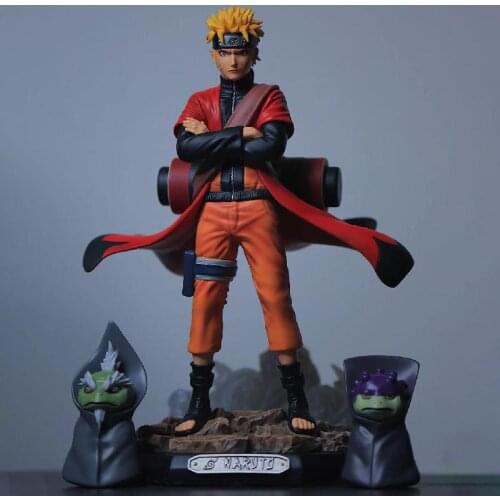 Uzumaki Naruto Action Anime Figures Toys Naruto Sage Pvc Collector Figurine Uchiha Sasuke Model Doll Children Boys Toy Gift