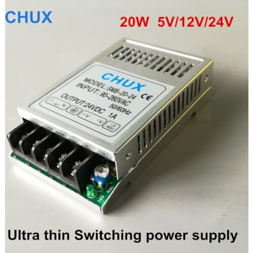 Switching Power supply 20W Ultra thin 5V 12V 24v SMPS For Led strip light lamp Power Adapter Source Driver Transformer