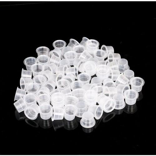 Exquisite Plastic Small Tatoo Color Colorant Mug Mini White Tattoos Cups For Tattoo Ink Tattooing Special Supplies Accessories