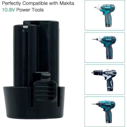 BL1013 10.8V 1500mAh 2000mAh Li-ion Rechargeable Battery for Makita Cordless Screwdriver TD090D DF030D CL100D Drill Screwdriver