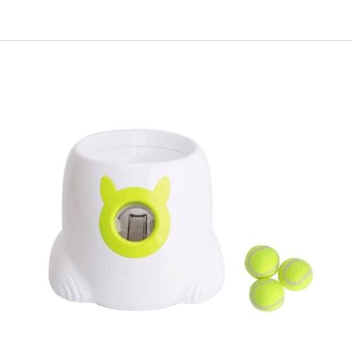 Dog pet toys Tennis Launcher Automatic throwing machine pet Ball throw device Section emission with 3 balls