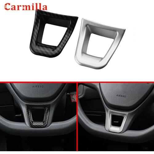 Car Steering Wheel Cover Trim Sticker Fit for Volkswagen VW Golf MK7 Jetta MK5 MK6 2015 + Polo 2014 + Passat B7 B8 Stickers