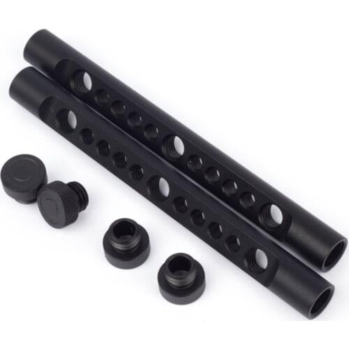 Diameter Dia 15mm Rail 6" 15cm Long Cheese Rod fr Film Camera Rig Armor Cage Tripod Support System Steadicam Stabilizer Gimbal