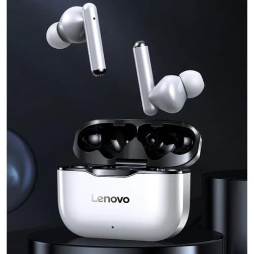 NEW Original Lenovo LP1 TWS Wireless Earphone Bluetooth 5.0 Dual Stereo Noise Reduction Bass Touch Control Long Standby 300mAH