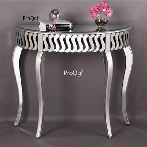 Prodgf 1Pcs A Set ins Nordic Mirror Effect Corner Console Table