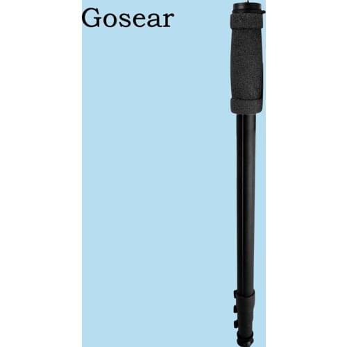 Gosear Professional 54-170cm 4 Section Monopod Stand with Wrist Strap Flip Lock for Canon Nikon Sony DSLR Camera Video Camcorder