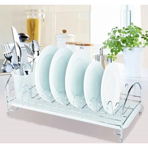 Manufacturers wire drain dish rack drawer type dish rack single-layer kitchen rack wrought iron bowl and chopsticks filter rack