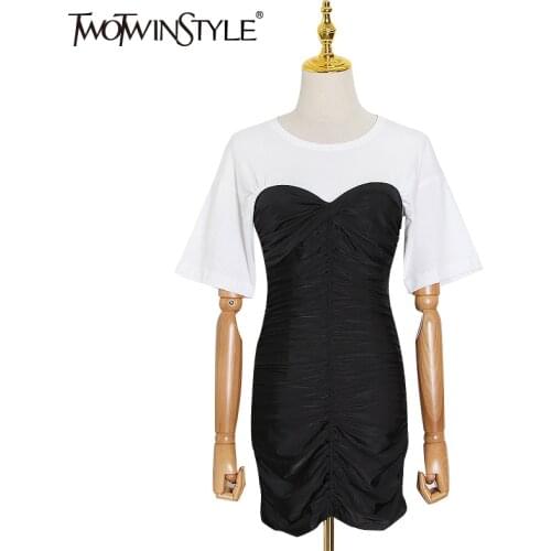 Элегантные летние платья TWOTWINSTYLE China At AliExpress