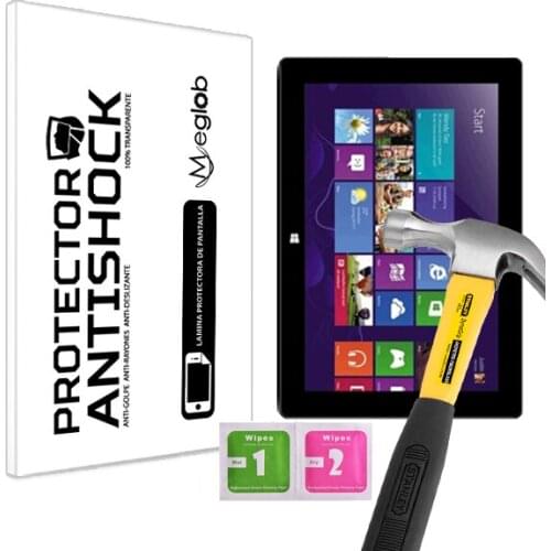 Screen protector Anti-Shock Anti-scratch Anti-Shatter compatible with Tablet Point of View Mobii WinTab 1000W