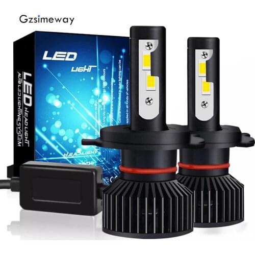 2x Car Light H4 LED H7 H11 9005 HB3 9006 HB4 HIR2 Canbus 6000K 26000LM LED Headlamp H1 H8 H3 Auto Headlight Fog Lamp Bulbs 12V