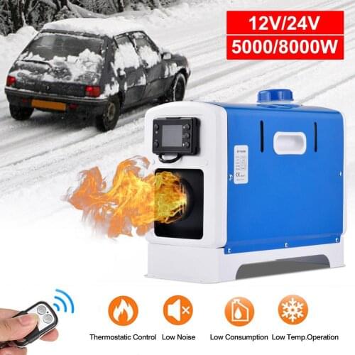 Car Diesel Air Heater 12V 5KW Diesel Parking Heater Low Consumption For Truck Boat Car Parking Fuel Heater Car Interior Supplies