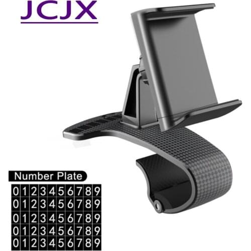 Car Multifunctional Mobile Phone Bracket 360 Degree Sun Visor Mirror Dashboard Mount GPS Stand Phone Holder With Parking Card