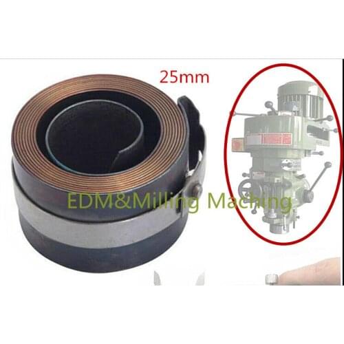 Milling Machine Part B178 Spindle Quill Return Clock Spring R8 25mm Bridgepor CNC Lathe Machine 3# 4