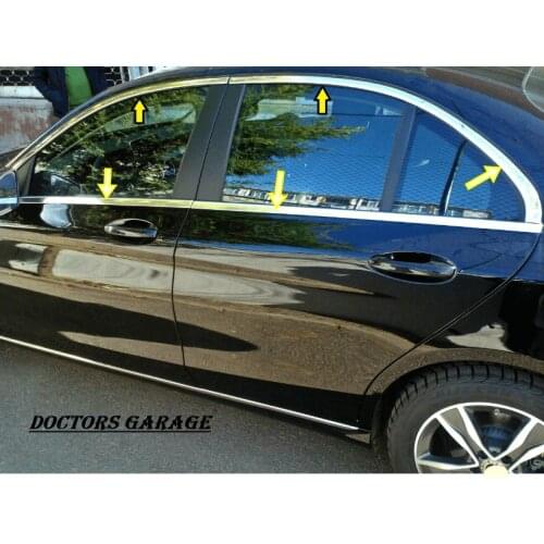 For Vokswagen Jetta Chrome Window Trim 2011 2012 2013 2014 2015 2016 and 6 Pieces Car Accessories Special Chrome Accessory