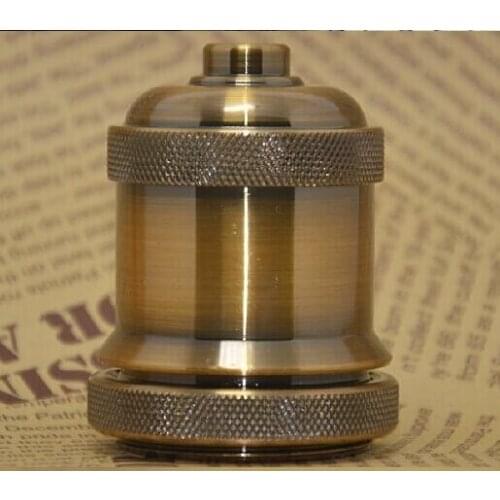 E26 E27 Electroplating aluminum lamp holder lamp holder restoring ancient ways of pure aluminum lamp bases fashion lamp socket