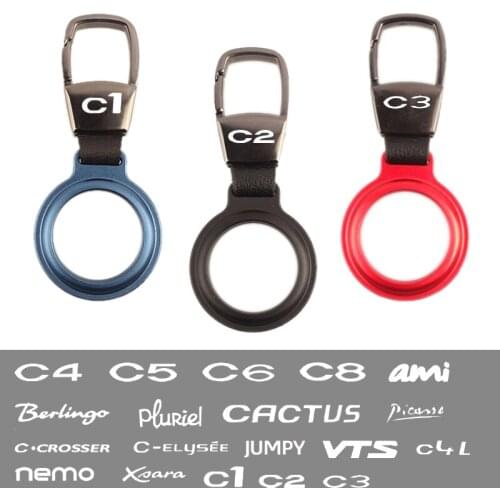 Magnetic Metal Protective Airtag Case car Keychain For Chevrolet Corvette c3 c4 c5 c6 c7 c8 car accessories Stickers