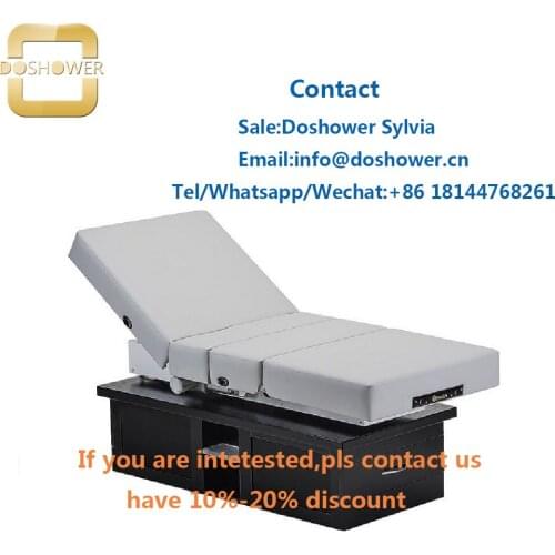 Doshower DS-W1805 massage table supplier with cosmetic facial bed electric for spa pedicure massage bed