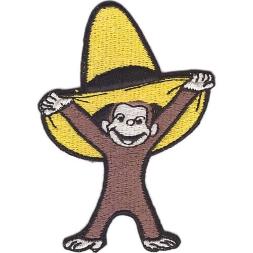 Cute monkey patch Clothing accessories Embroidery Applique Decoration Accessories Hotfix