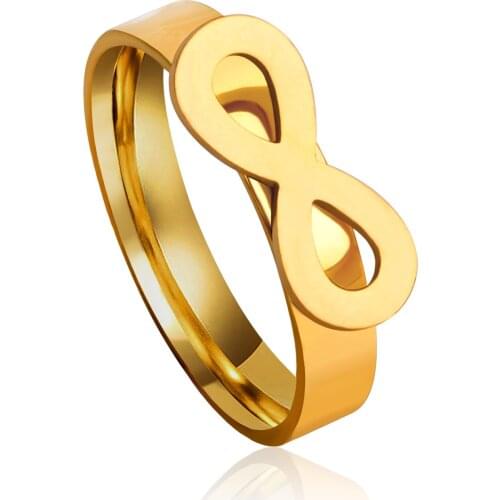 LUXUKISSKIDS Fashion Gold/Steel Cross Ring Set Statement jewelry Banquet Rings Party Accessories Wholesale for Women Men
