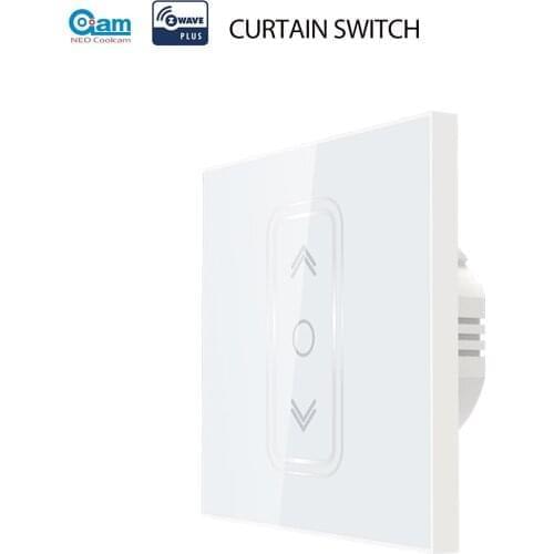 NEO Coolcam 4PCS/lot Smart Home Z Wave Plus Smart Curtain Switch For Electric Motorized Curtain Blind Roller Shutter EU 868.4MHZ