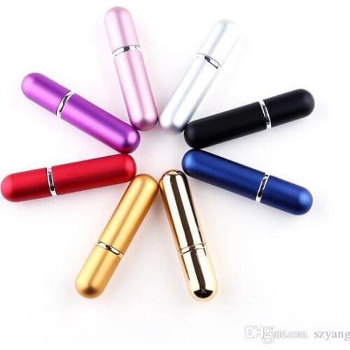 Hot 5ML Mini Portable Travel Filling Perfume Sprayer Bottle Spray Pump Box Empty Perfume Bottle Makeup Container Spray Bottle