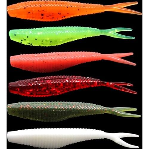 10PCS Realistic Nymph Scud Fly For Trout Fishing Artificial Insect Bait Lure Simulated Scud Worm Fishing Lure