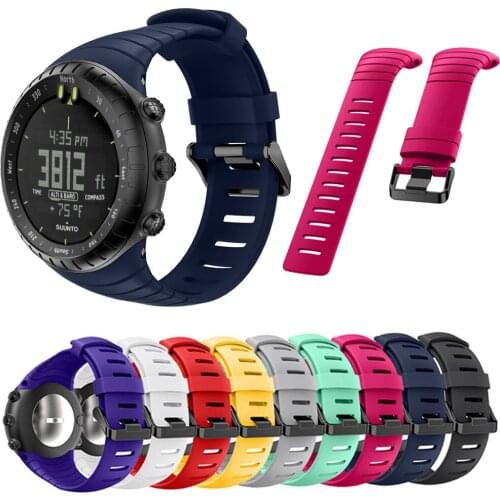 Watchband Strap for SUUNTO CORE Smart Watch Replacement Sport Silicone Wrist Band Strap