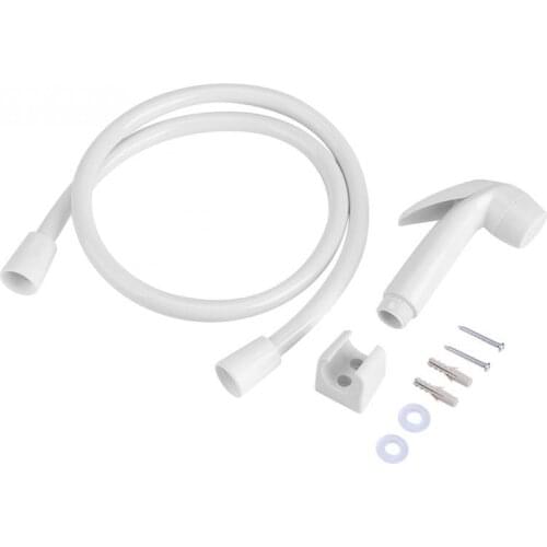 Handheld Bidet Toilet Sprayer Plastic Shattaf Bidet Sprayer Set Baby Diaper Cloth Sprayers Bidet With Hose and Holder