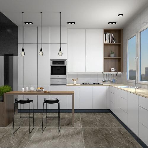 Self-adhesive Marble Floor Tile Wall Sticker PVC Oil-proof Waterproof for Home Living Room Bedroom Kitchen Bathroom DMT-007