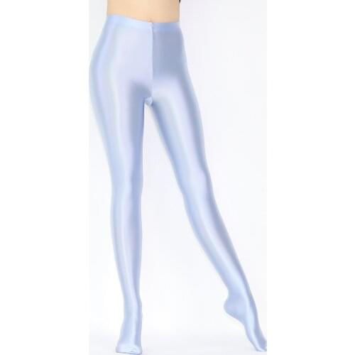 DROZENO Spring Pants Tight-fitting Shiny Satin Womens Pants Party Mens Pants Sports Pants High Waist