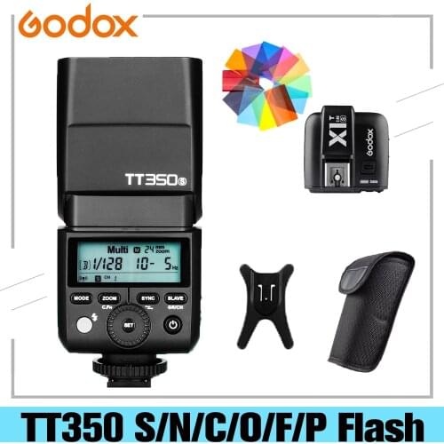 Godox Mini Speedlite TT350C TT350N TT350S TT350F TT350O TT350P Camera Flash TTL HSS for Canon Nikon Sony Fuji Olympus Pentax