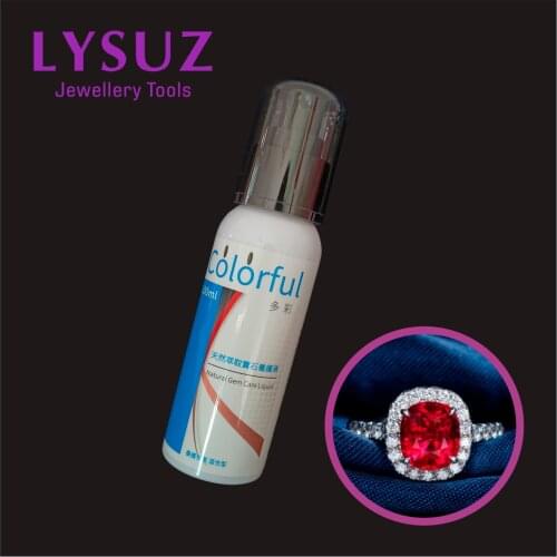 Natural Diamond Gemstone Care Liquid Jewelry Maintenance Oil Ruby Sapphire Emerald Precious Stones Cleaner Cleaning Fluid Lysuz