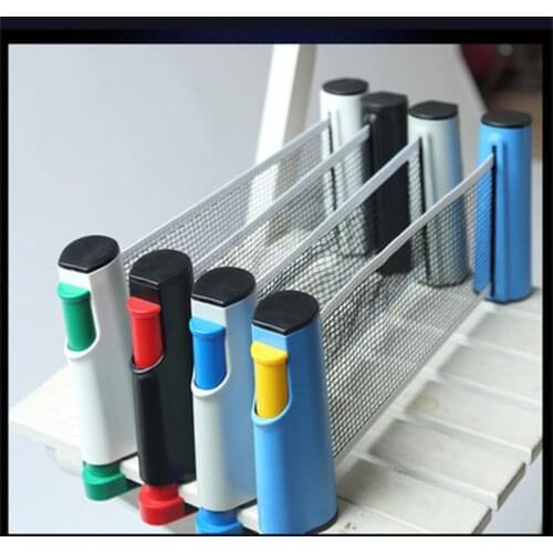 1PC Table Tennis Net Portable Retractable Ping Pong Post Net Rack for Any Table Freedom Telescopic Grid