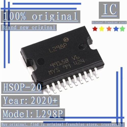 2020+100% Brand new original 1PCS-5PCS L298P HSOP-20 Bridge driver-internal switch
