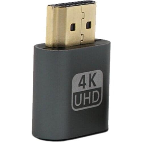 85WD HDMI-compatible Dummy Plug Virtual Display Emulator Adapter DDC Edid Support 1920x1080P for Laptop Video Card