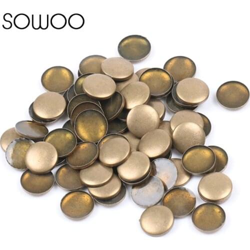 Antique bronze 3MM-10MM all sizes Hot fix rhinestones/rhinestuds/nail Round Shape anti-brass for clothing/shoes/phone SOWOO