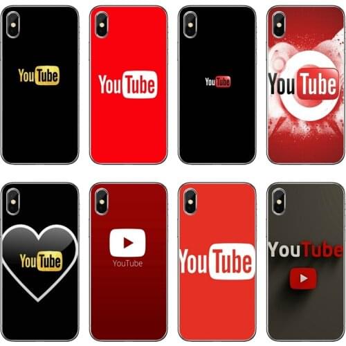 Phone Case For Huawei Honor 20 10i 9X 10 Lite 8S 8C 8X 7C 7X 7A Pro For Huawei Mate 20 30 lite pro Fashion Youtube logo print