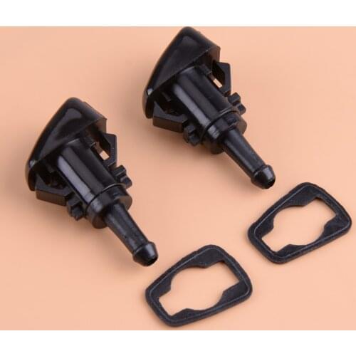 Black Car Front Windshield Washer Nozzle Sprayer Jet Fit For Jeep Patriot Compass 5303834AB