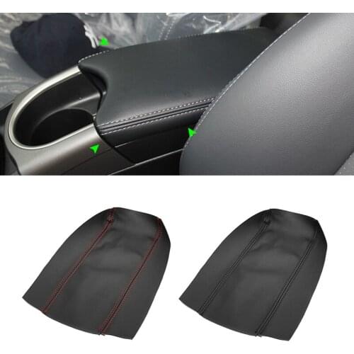 For Toyota Prius 2010 2011 2012 2013 2014 2015 Car Microfiber Leather Interior Center Control Lid Armrest Box Cover Sticker Trim