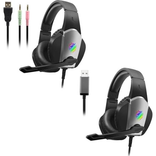 ALLOYSEED A1 Gaming Headset 50mm Driver Over Ear Wired Headset effectively reducing noise with Noise Cancelling Microphone