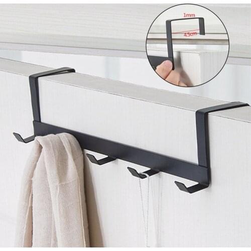 Practical Wrought Iron Door Hook Wall Hanger 5 Hooks Bearing Hat Durable Kitchen About 5kg Towel Hat Clothes Wall Hook Over Door