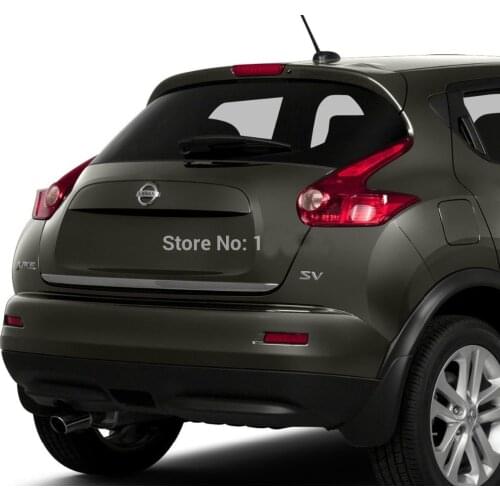 Tainless Steel rear trunk trim fit for NISSAN JUKE 2010-2018 stainless steel cover
