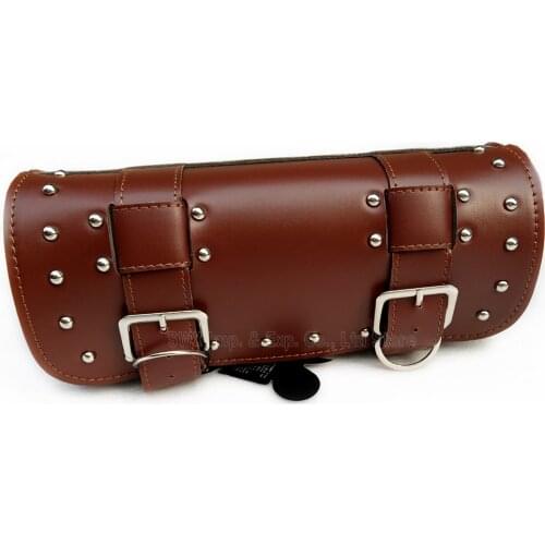 Motorcycle front Bag Sport Racing Motorbike tool case cover bag PU leather
